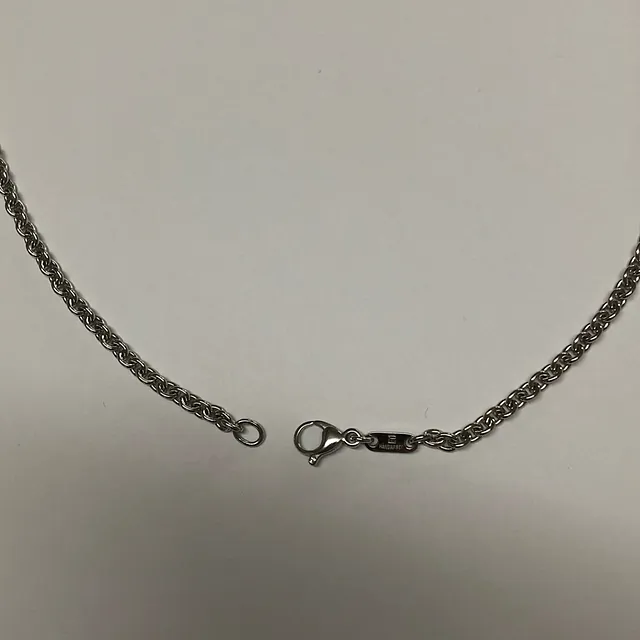 Handgearbeitete Kette - Verschluss der Kette
