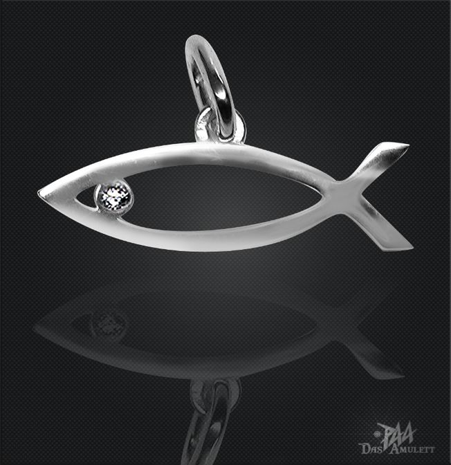 Ichthys Jesusfisch Silber